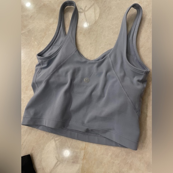 Lululemon Align tank, size 0, limited edition blueish gray color - Picture 2 of 2